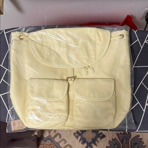 Year of Ours Cream Backpack